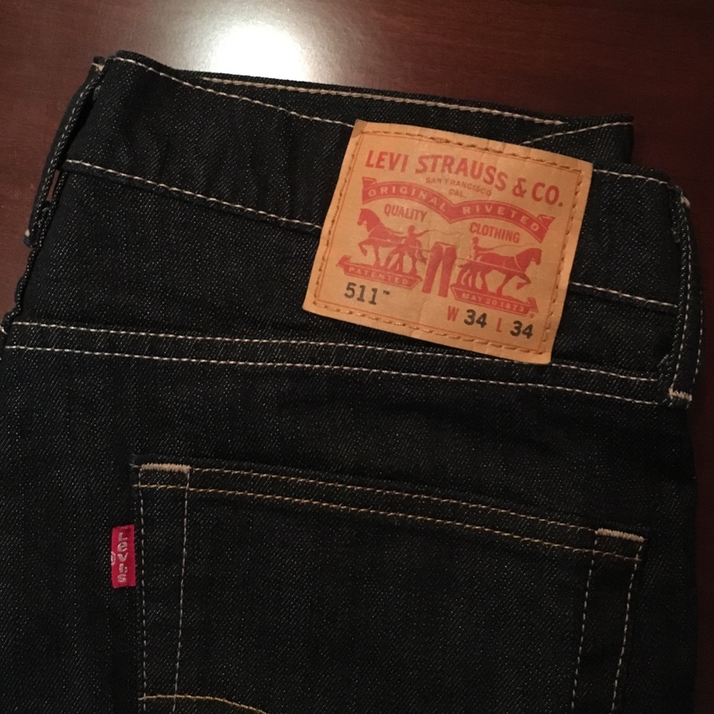 Men's Levis Style:511 W:34 L:34